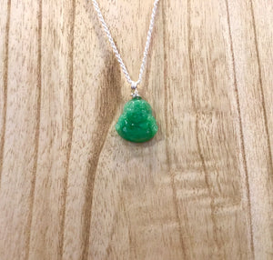 Large Jade Buddha Pendant