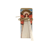 Small Wood Block Angel " You have wings.."