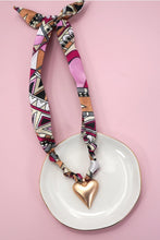 Handmade Scarf Charm Necklace