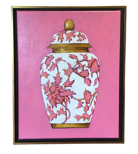 Pink Ginger Jar II