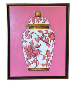 Pink Ginger Jar II