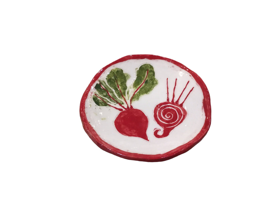 Radish trinket soap dish