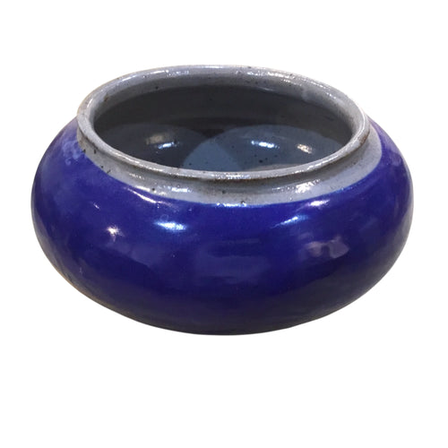 Blue Round Vase
