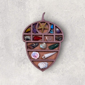 Mini Acorn Curio Shelf