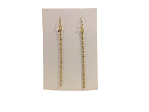 Brass Chain Midi Earrings