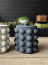 Refillable XL Black Bubble Candle- Amber & Absinthe