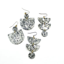 Zebra Earrings - Tiered