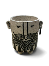 Handmade Ceramic Mustache Man