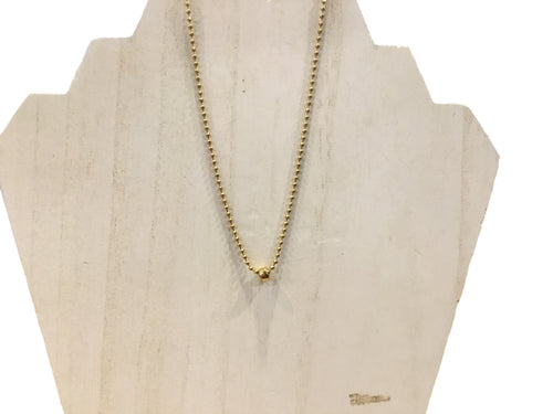 Brass Hoop Mini Pendant