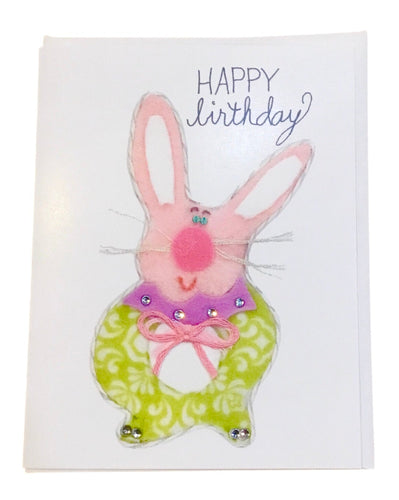 Birthday - Lime Bunny