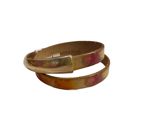 Water-Color Double-Wrap Bracelet