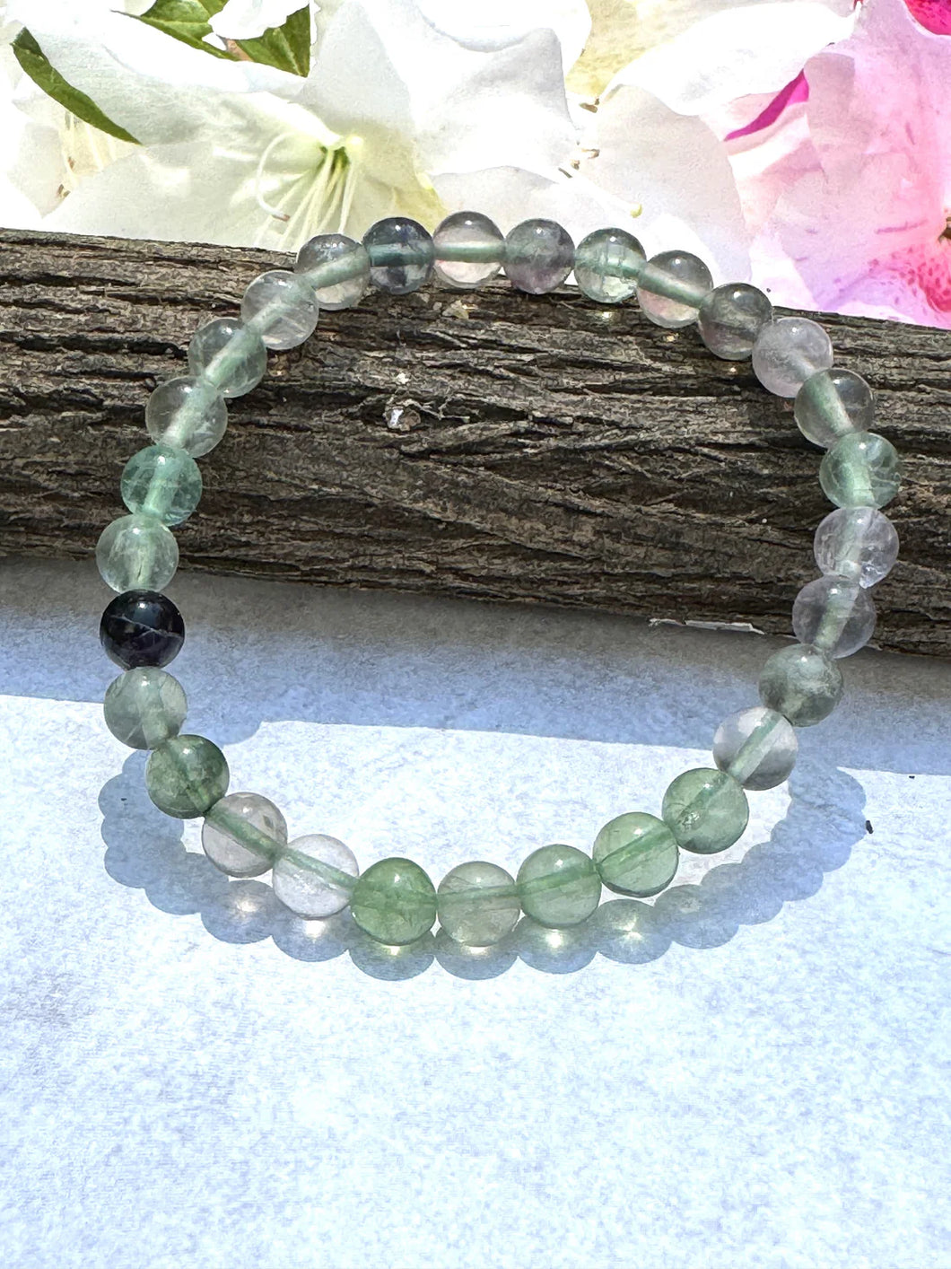 Fluorite Bracelet--6 mm