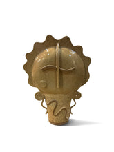 Two-Faced Gold/Yellow Sculpture