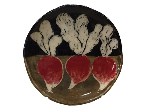 Brown & Black Radish Plate