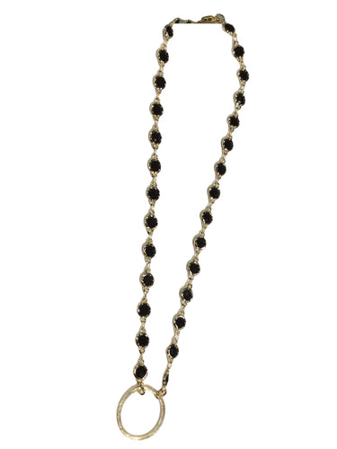 Black on Gold Necklace