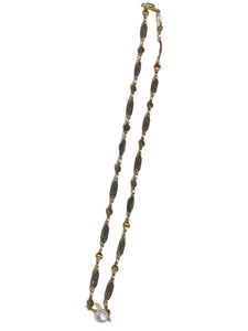 Dove Enamel w/ Pearl Necklace