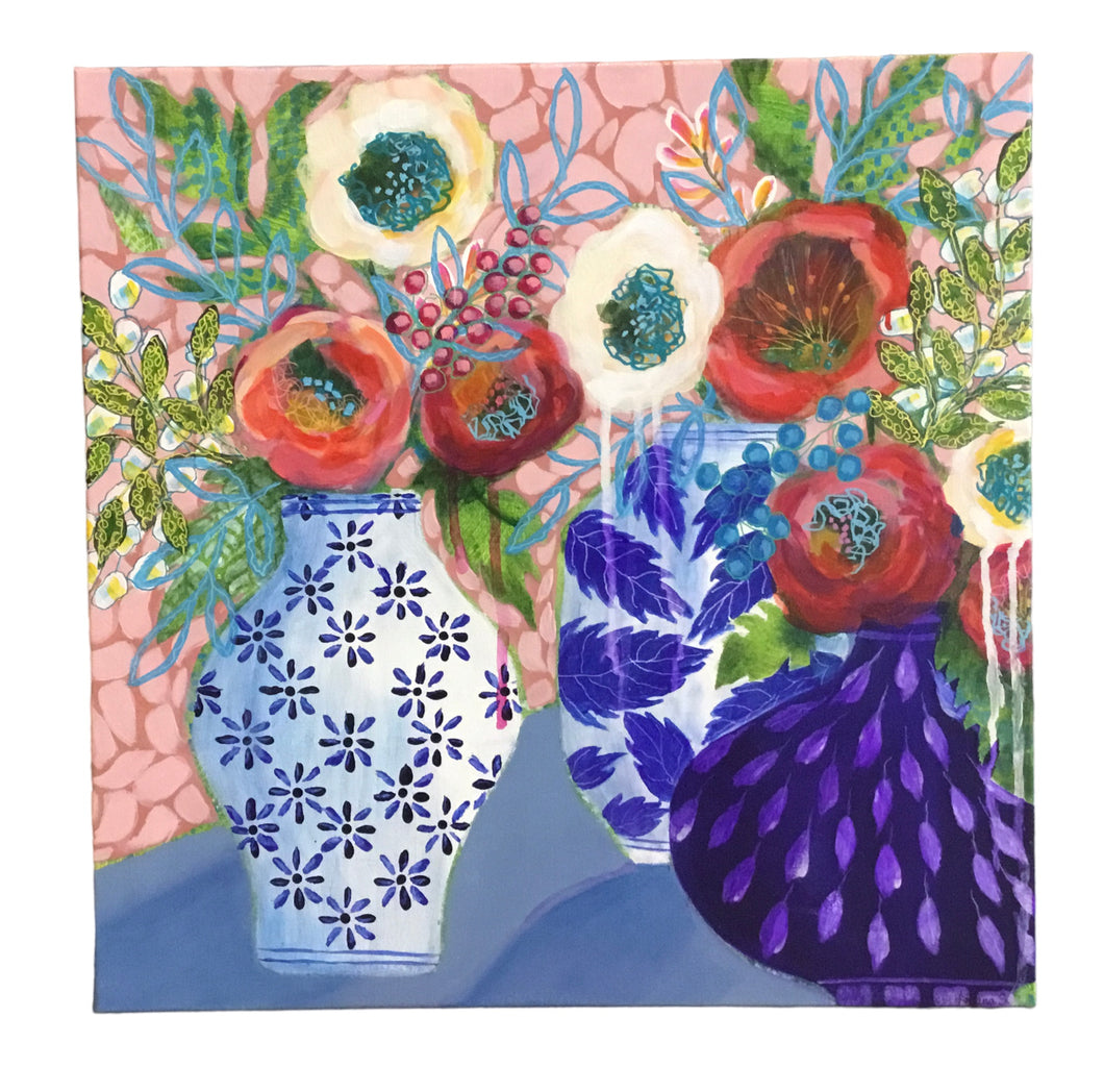 Holding Onto Summer Vases