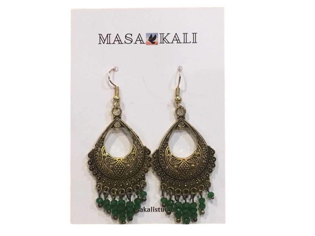 Bronze Teardrop Earrings