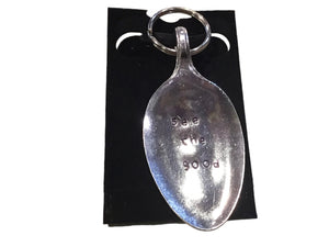 Spoon Bowl Stamped Keychains