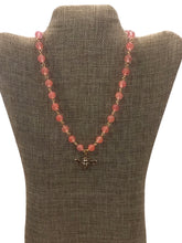Cherry Quartz Bee Necklace