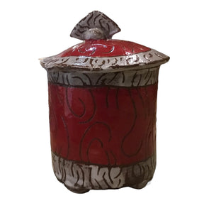 Ceramic Jar w/ Lid