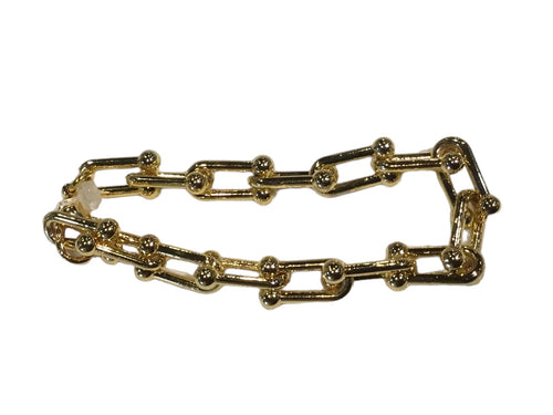 Gold Horsebit Chain Bracelet