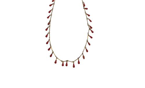 Single enamel necklace