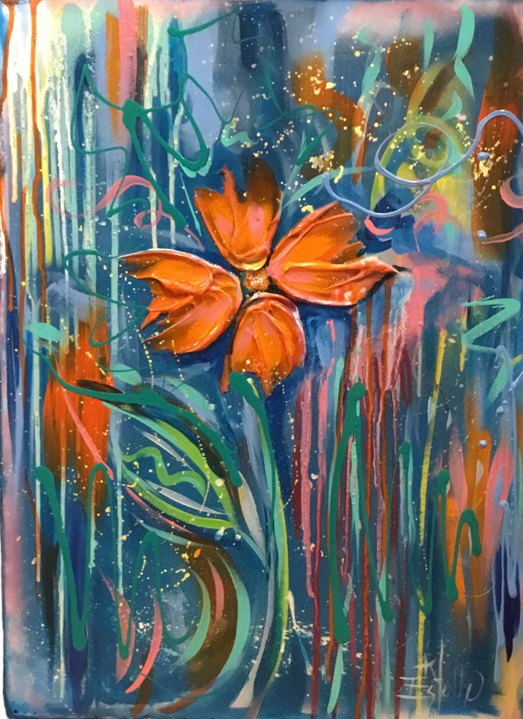 Orange Flower 2
