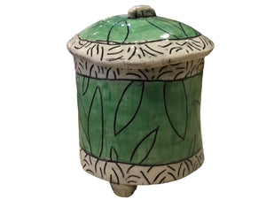 Ceramic Jar w/ Lid