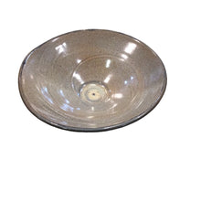 Medium Bowl with Wide Rim, Black