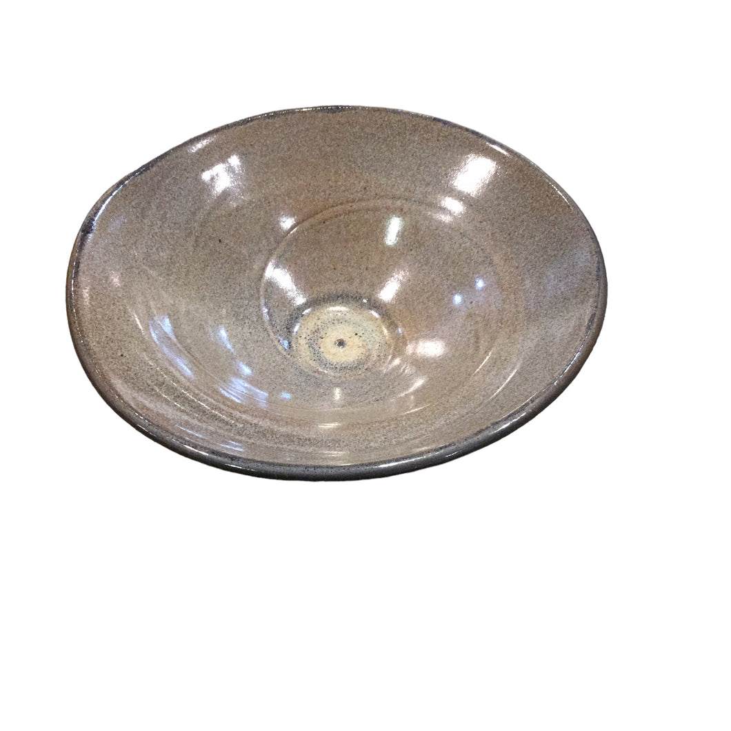 Medium Bowl with Wide Rim, Black