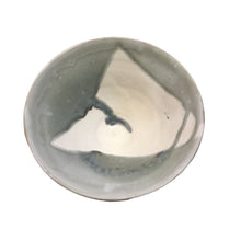 Medium Bowl with White and Blue Accents