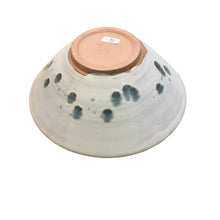 Large Bowl with White and Blue Accents