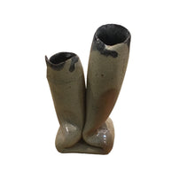 Small Skinny Georgia Clay Vase--Double