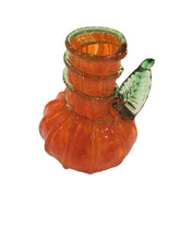 Orange Vase with Green Vine