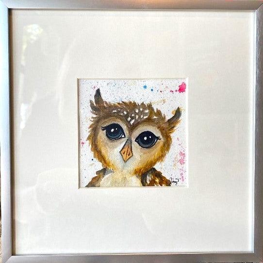 Baby Owl Splatter