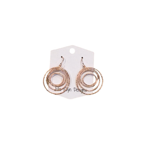 Medium Rose Gold Hoop Earrings