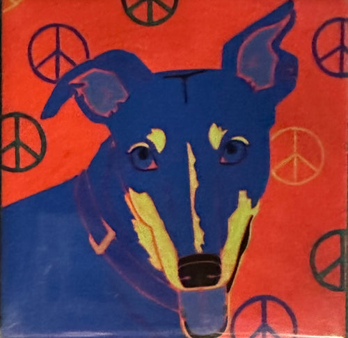 Peace Dog Coaster