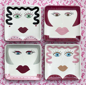 Sisters In Pink Personality Plate
