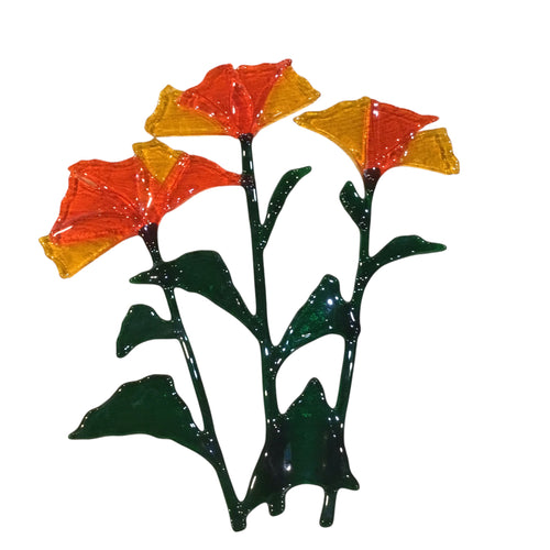 Multi Stem Suncatcher-Yellow/Orange