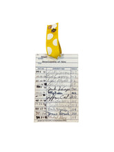 Vintage Checkout Card Bookmark
