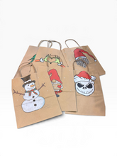 Hand-painted Christmas Gift Bag - Small