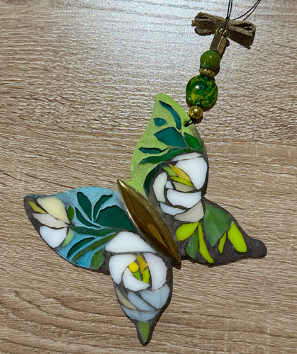 Blue/Green Butterfly Ornament
