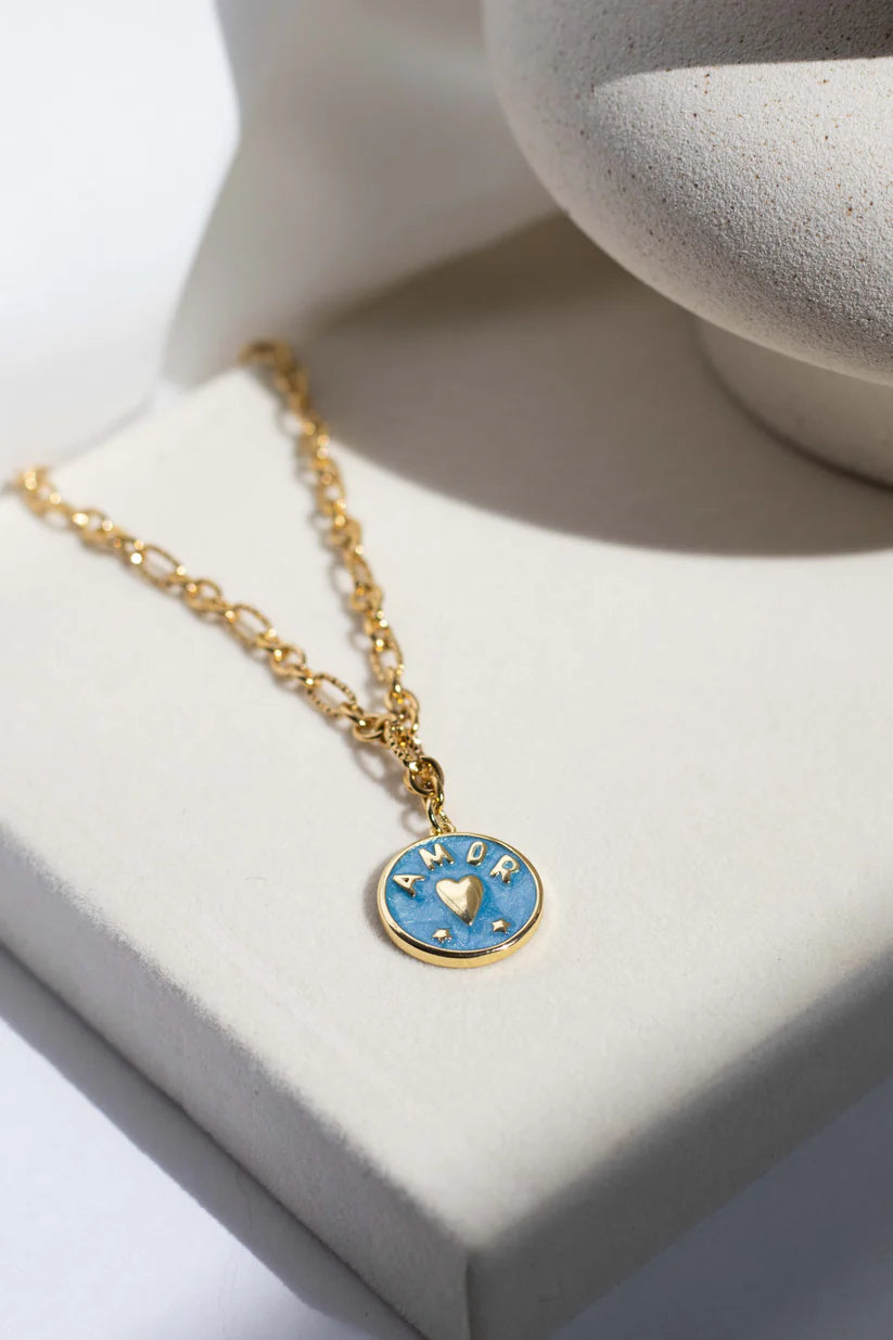 Blue Amor Necklace 18