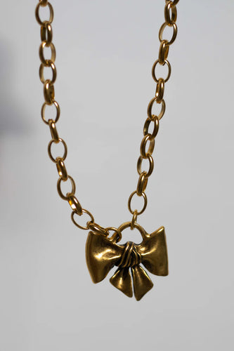 Large Bow Necklace 18