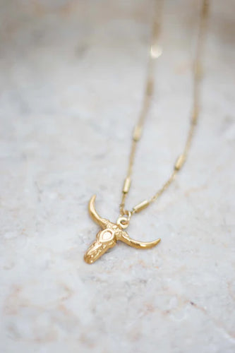 Gold Fighter Necklace 16