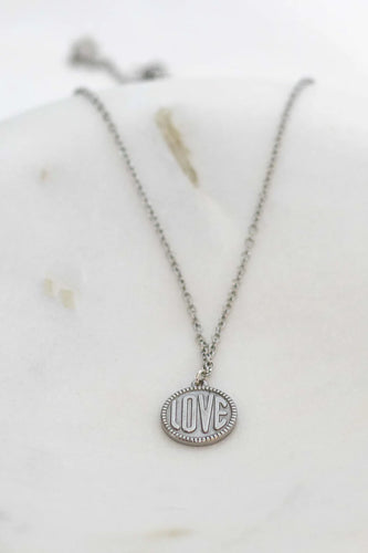 Silver Love Necklace 16