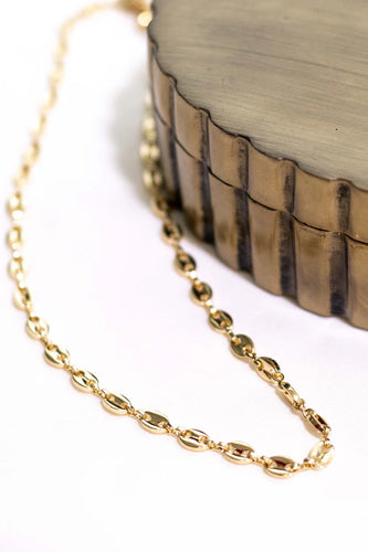 Gold Bottlecap Chain Necklace 16