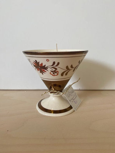 Soy Candle in Antique Lusterware