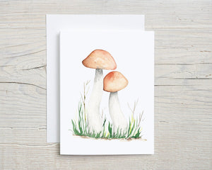 Porcini Mushroom Greeting Card
